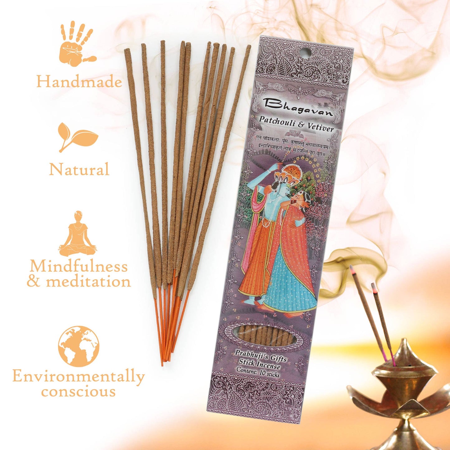Incense Sticks Bhagavan - Patchouli and Vetiver