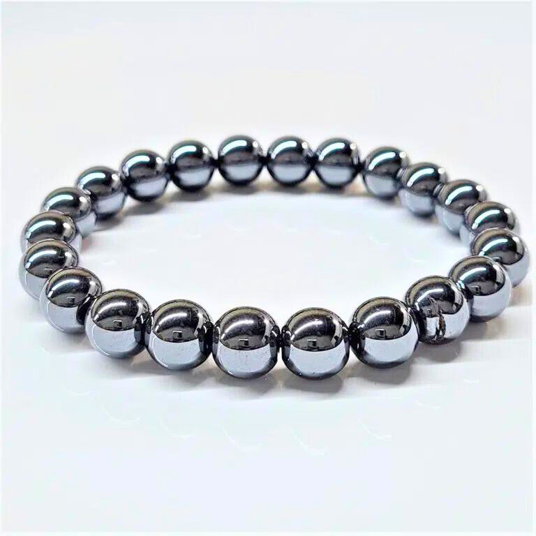 Hematite Beaded Bracelets 10mm