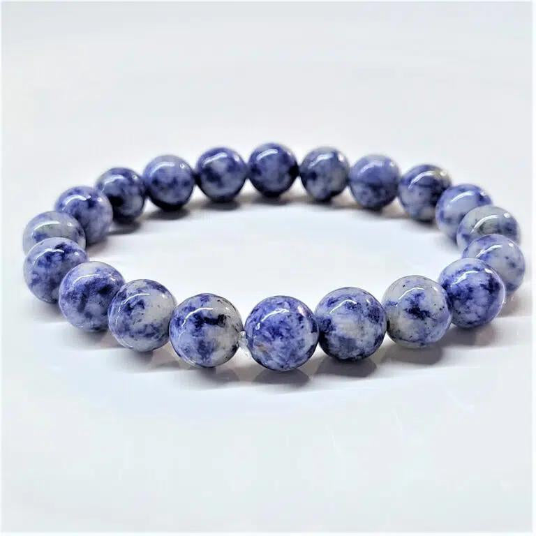 Sodalite Beaded Bracelet 10mm