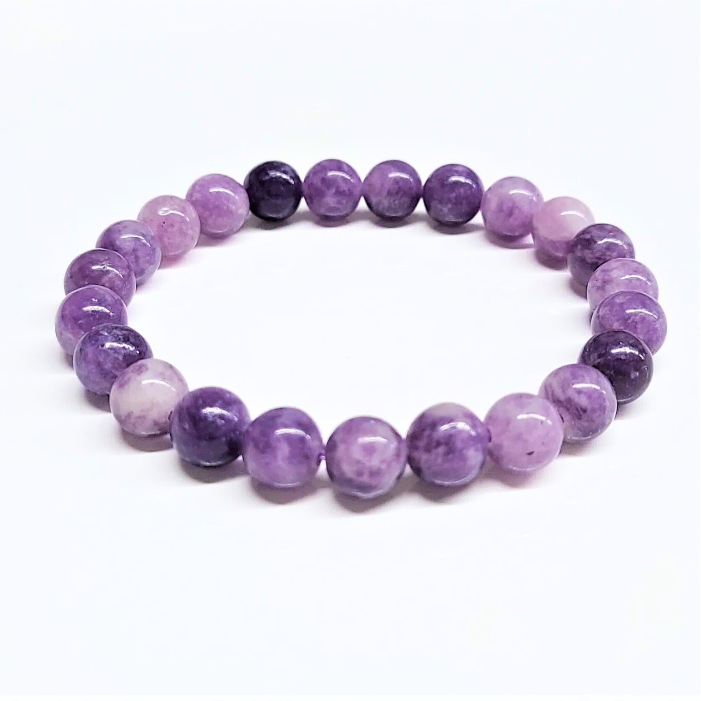 Lepidolite Beaded Bracelets 8mm