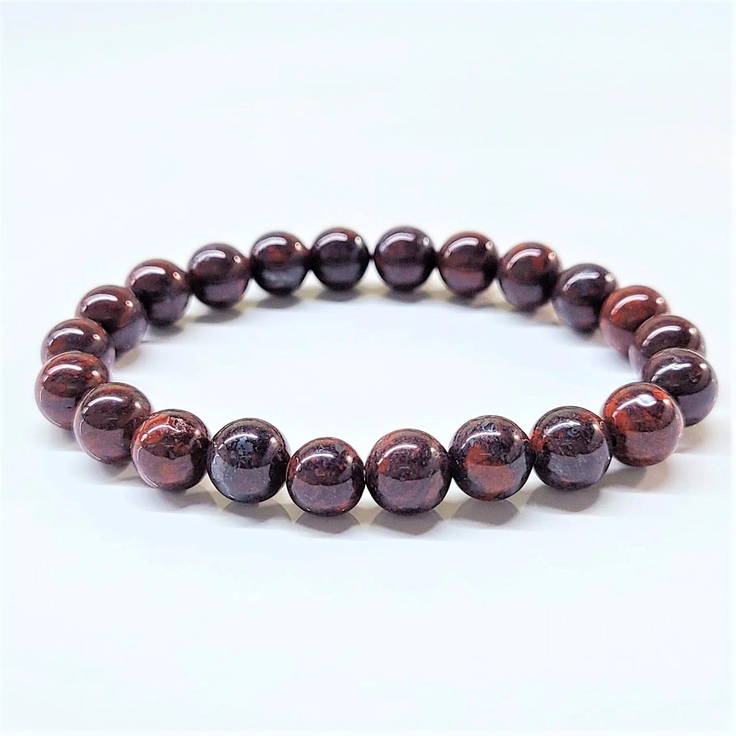 Bloodstone Beaded Bracelets 8mm