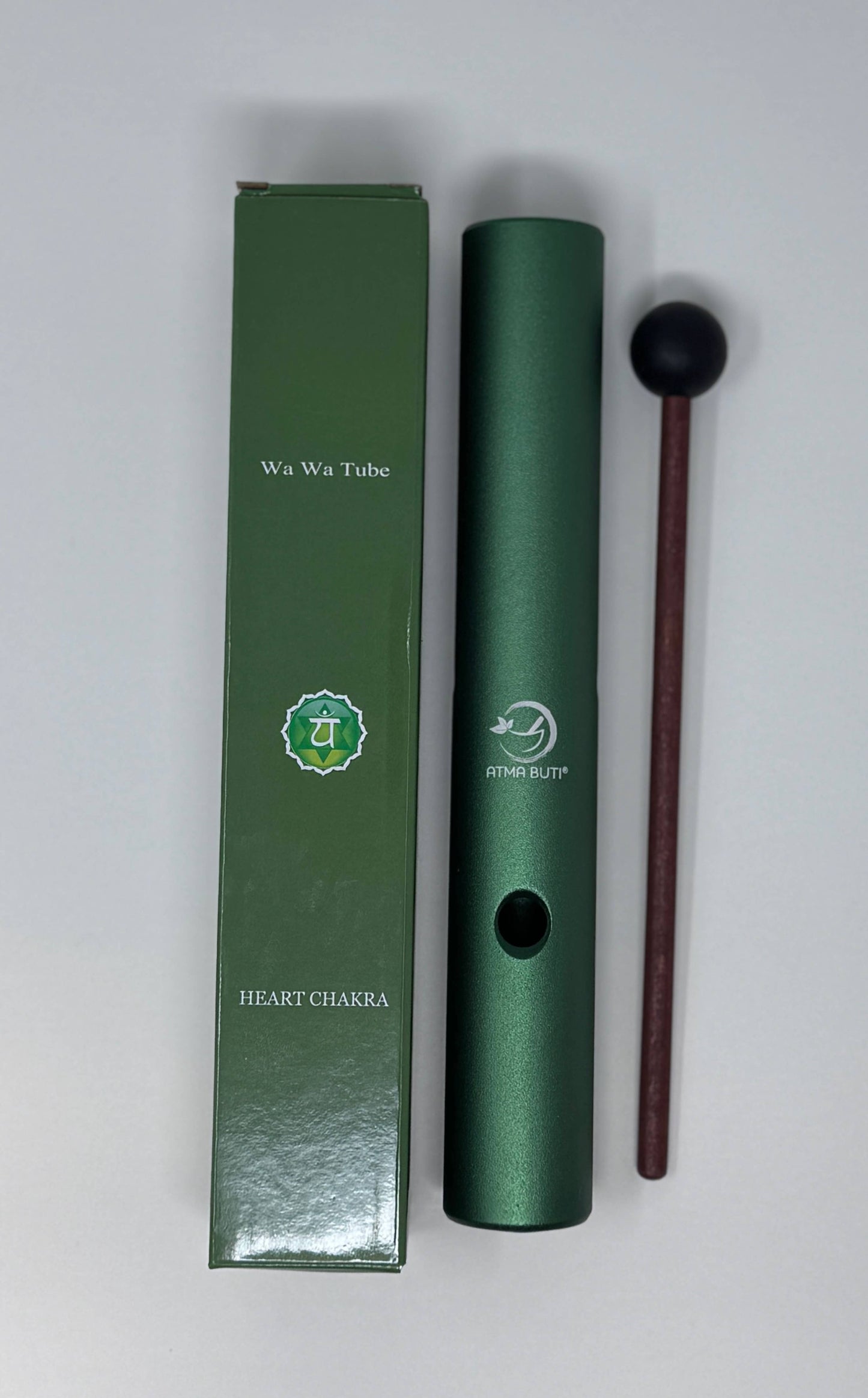 Tuning Forks Tube (Wawa) – Green Color, Heart Chakra