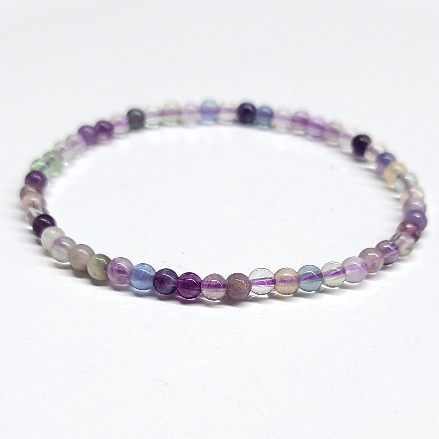 Fluorite Beaded Bracelets 4mm