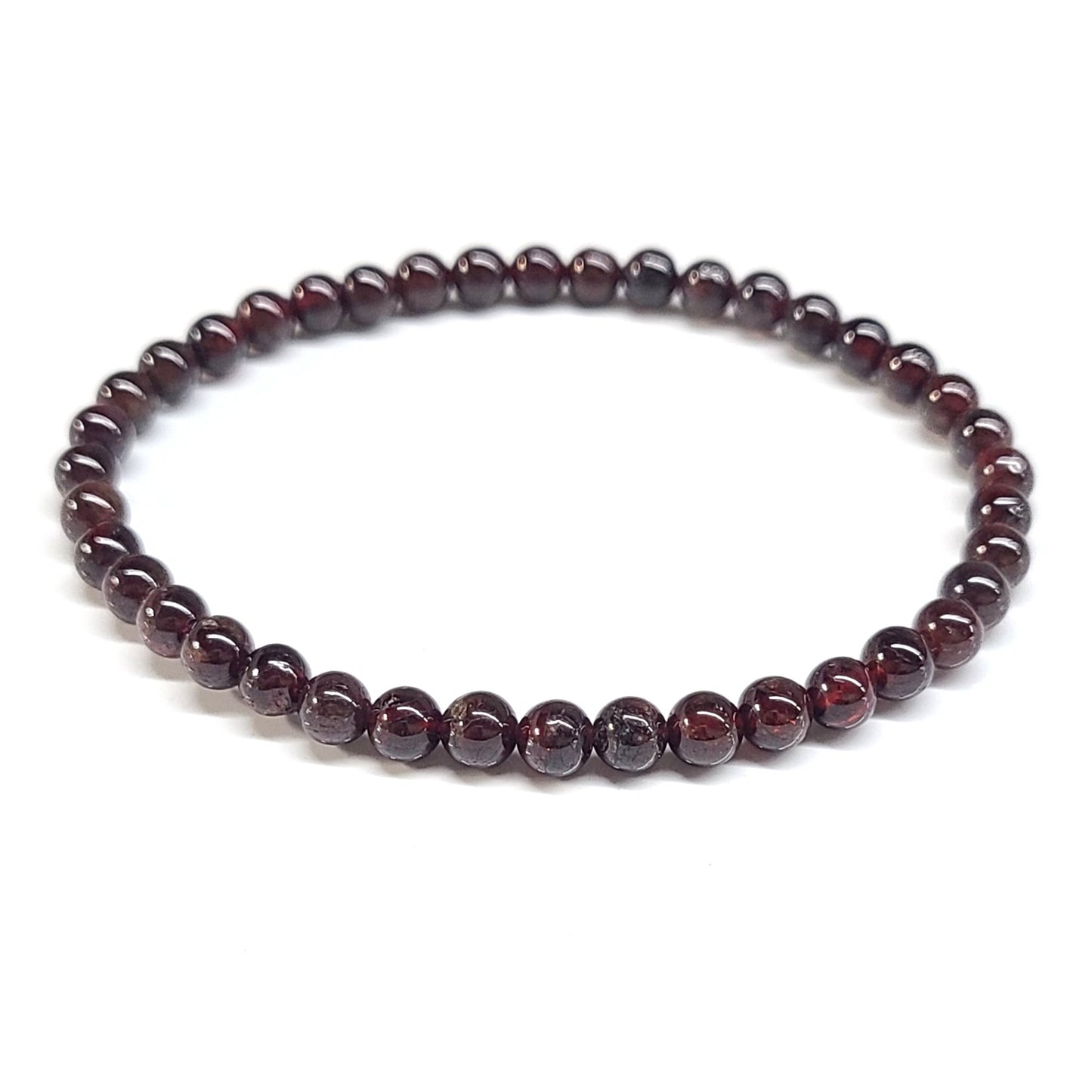Garnet Beaded Bracelets 4mm