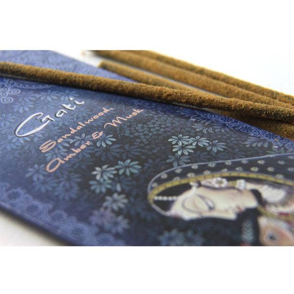 Incense Sticks Gati - Sandalwood, Amber, and Musk