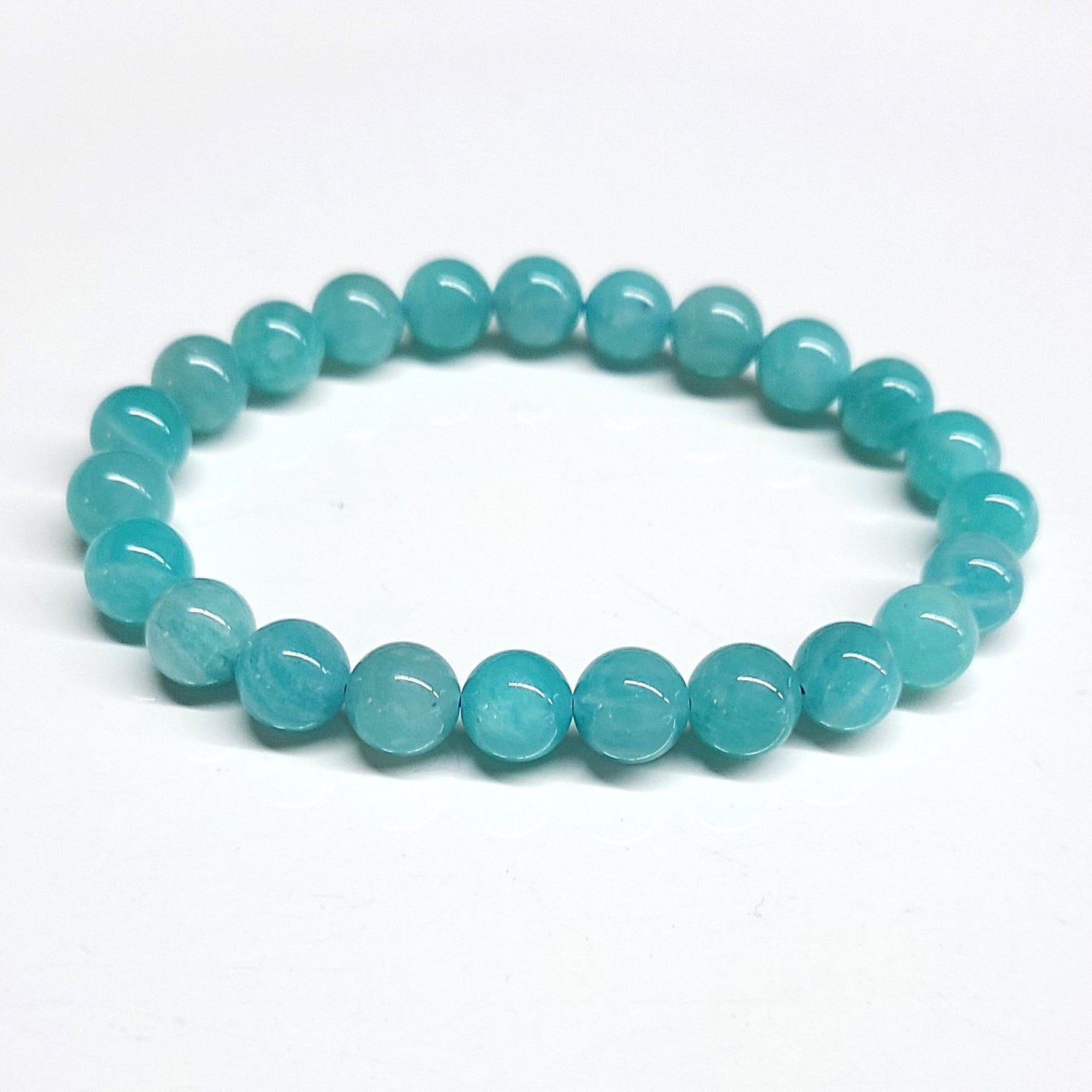 Amazonite Beaded Bracelet 8mm