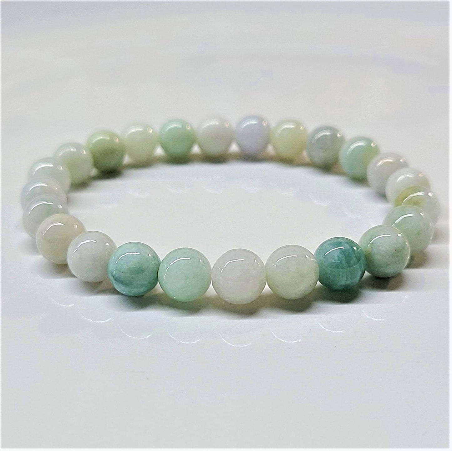 Jade Beaded Bracelet 8mm