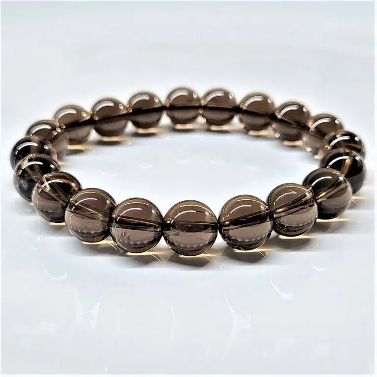 Smokey Quartz Beaded Bracelets 10mm
