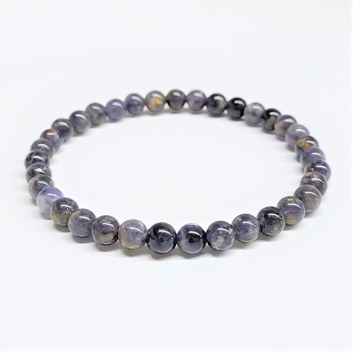 Iolite Beaded Bracelets 4mm