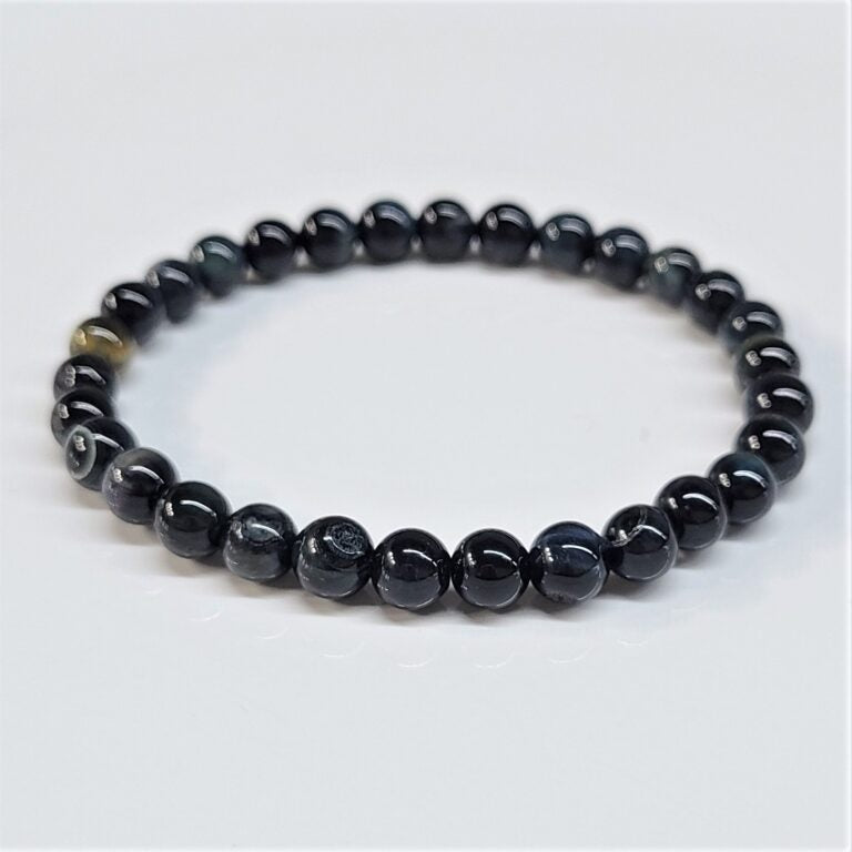 Blue Tigers Beaded Bracelet 6mm