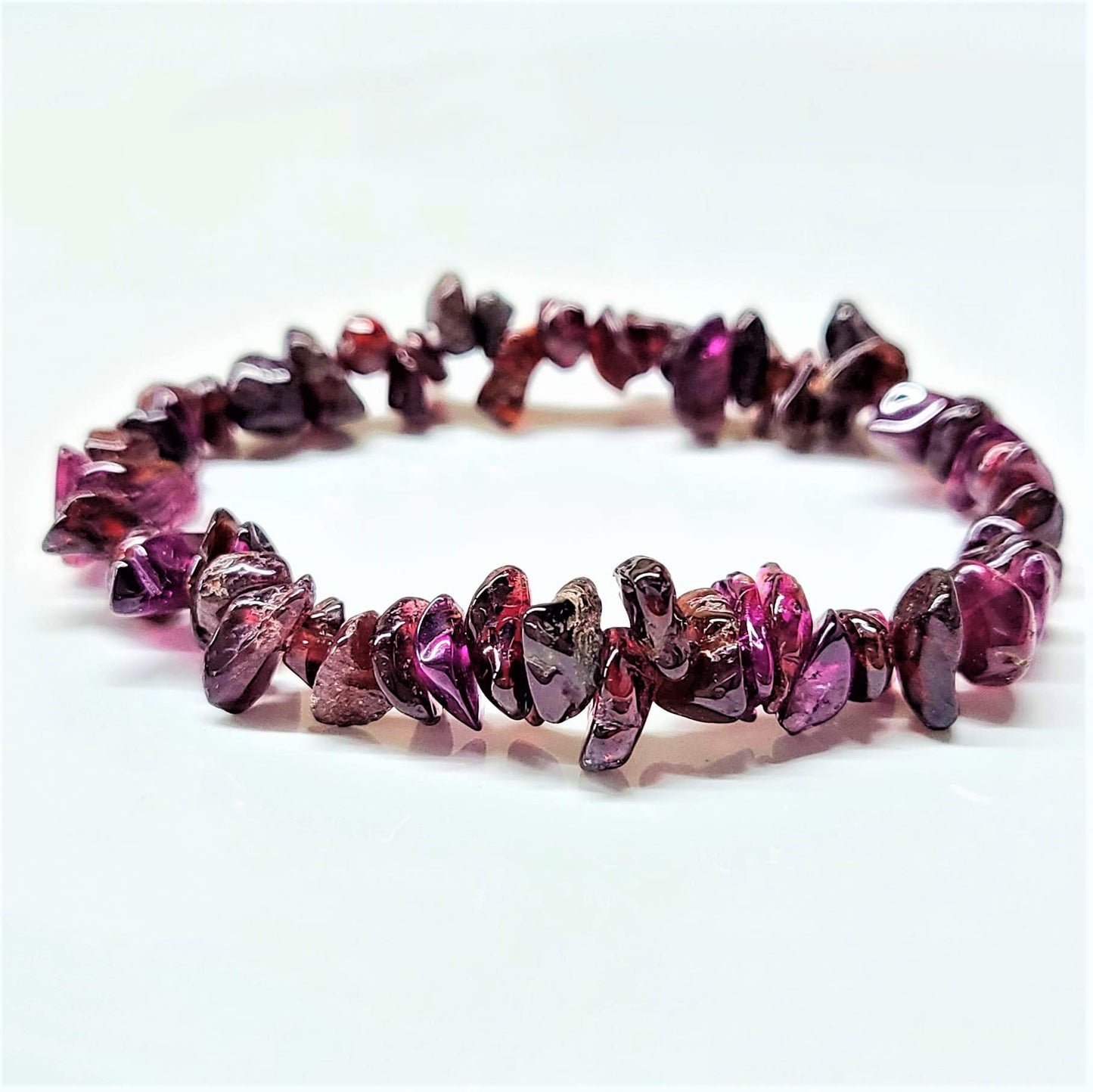 Garnet Chip Bracelet
