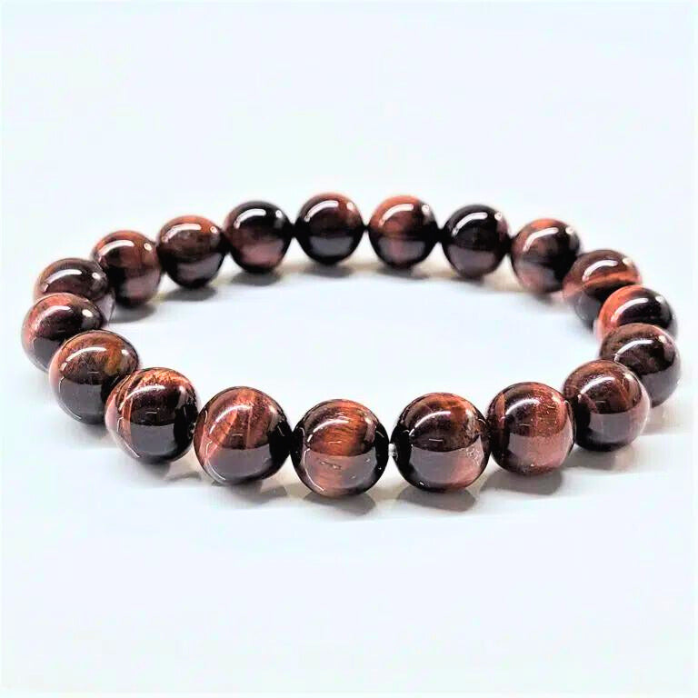 Red Tiger Eye Beaded Bracelets 10mm