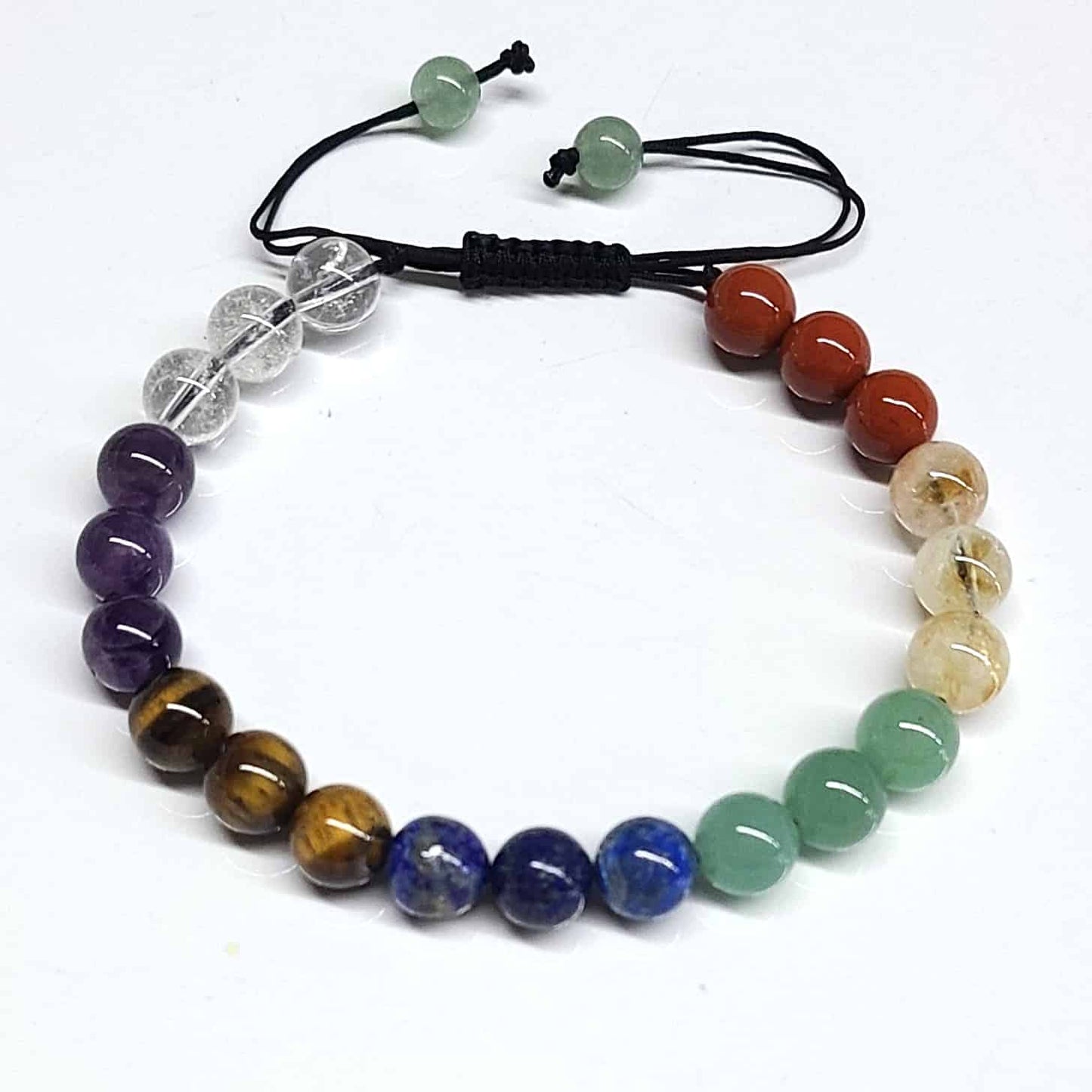 Chakra Adjustable Beaded Bracelets 8mm