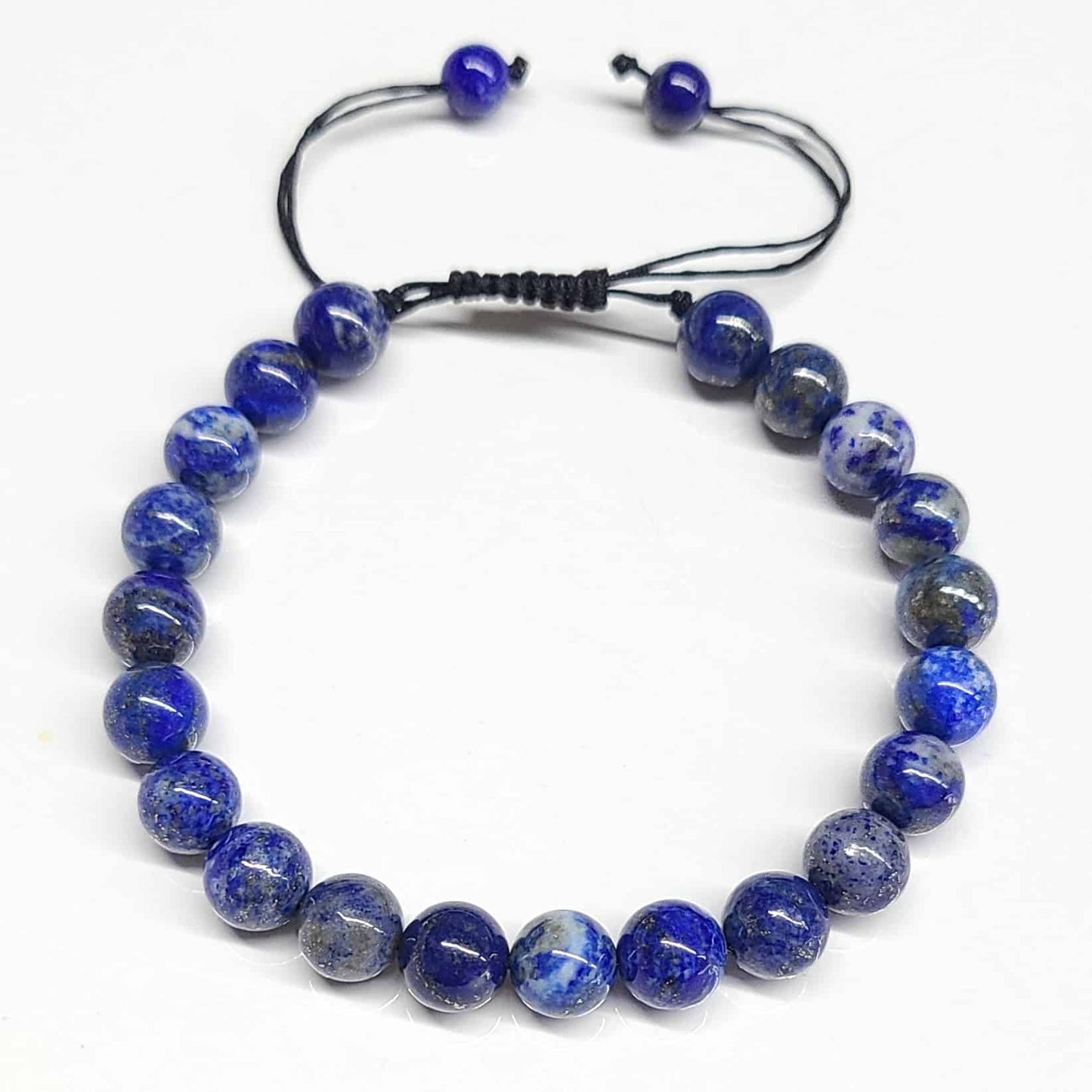 Lapis Adjustable Beaded Bracelets 8mm