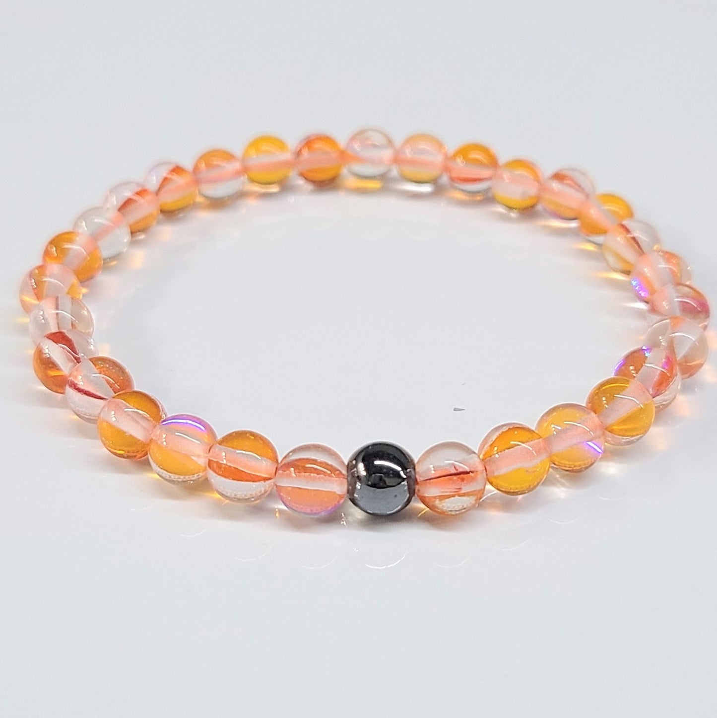 Mermaid Glass Orange 6mm