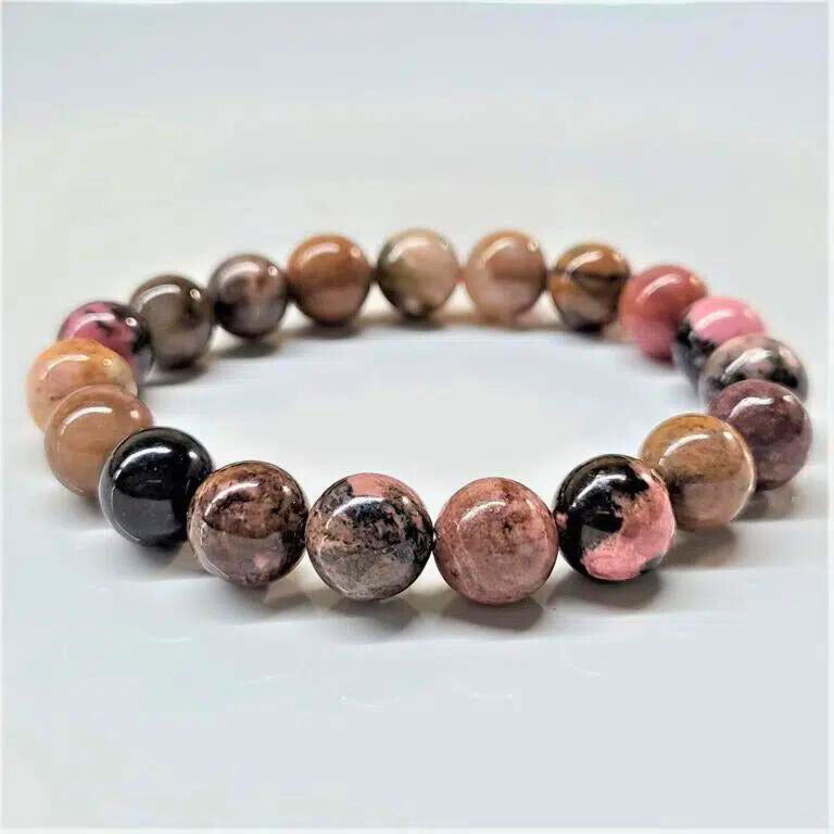 Rhodonite Beaded Bracelets 10mm