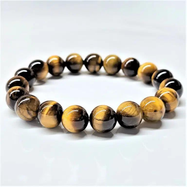 Tiger Eye Beaded Bracelets 10mm