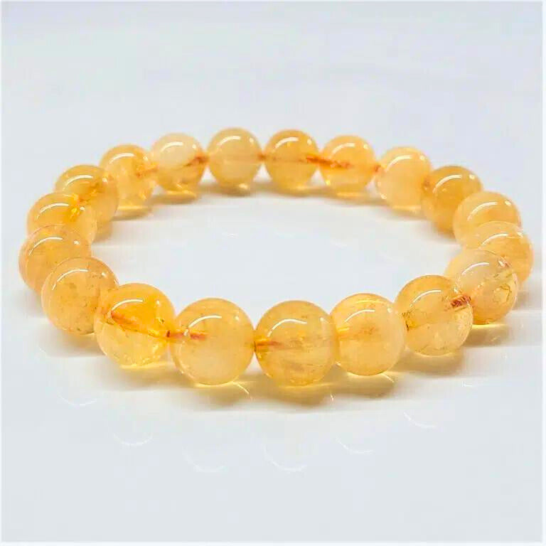 Citrine Beaded Bracelets 10mm