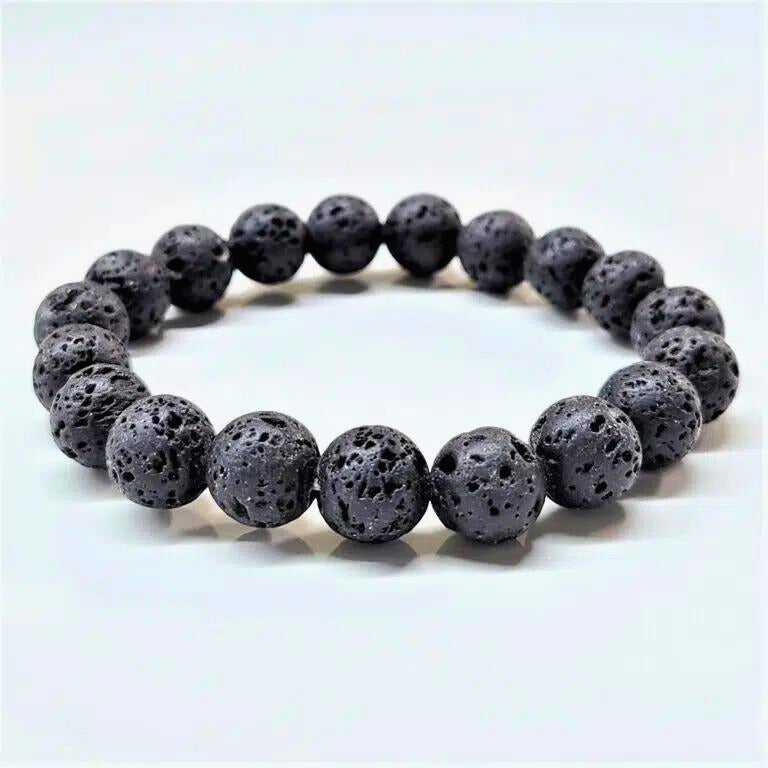 Lava Beaded Bracelets 10mm