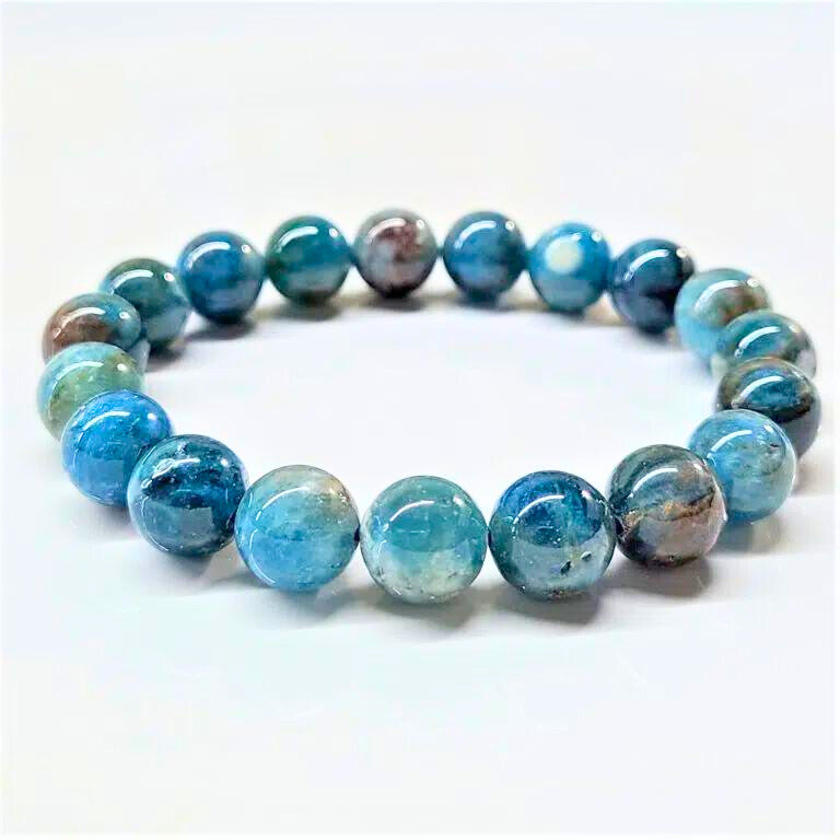 Apatite Beaded Bracelet 10mm