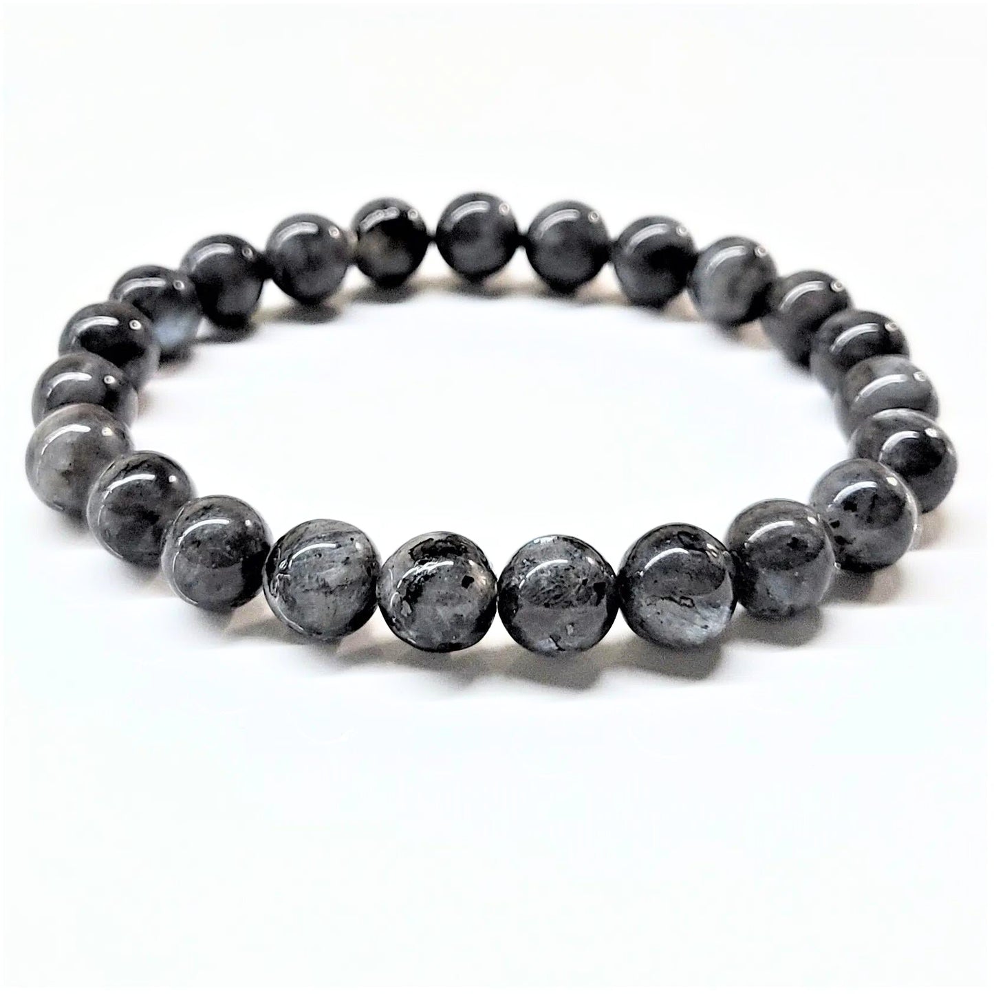 Larvikite Beaded Bracelets 8mm