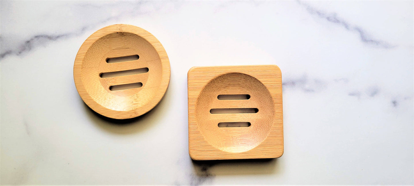 Bamboo Shower Steamer Tray - Easy Giftable Item : Square