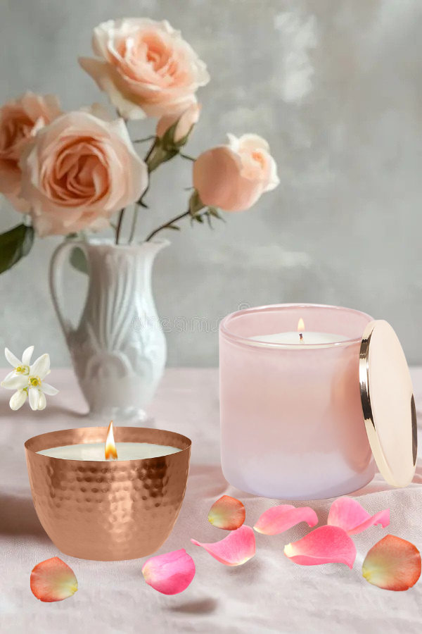 Rosewood 14oz Soy Candles (Copper)