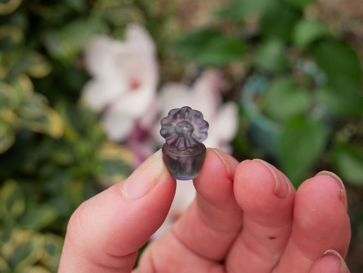 Fluorite TINY Flower Pot