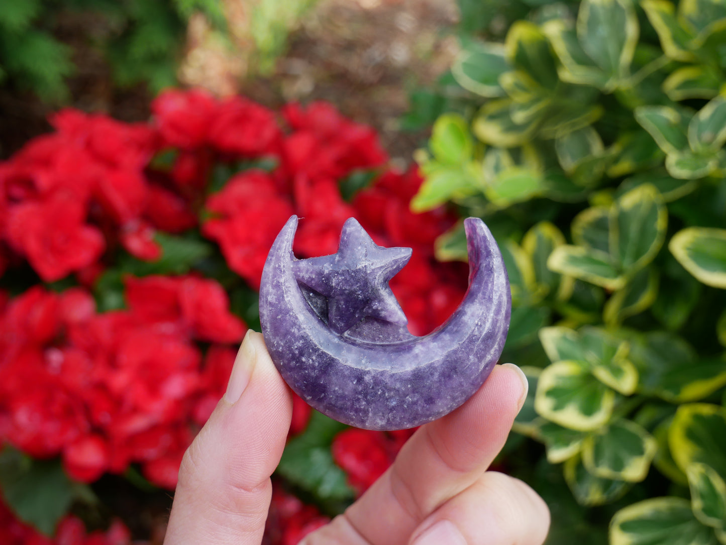 Lepidolite Moon Star
