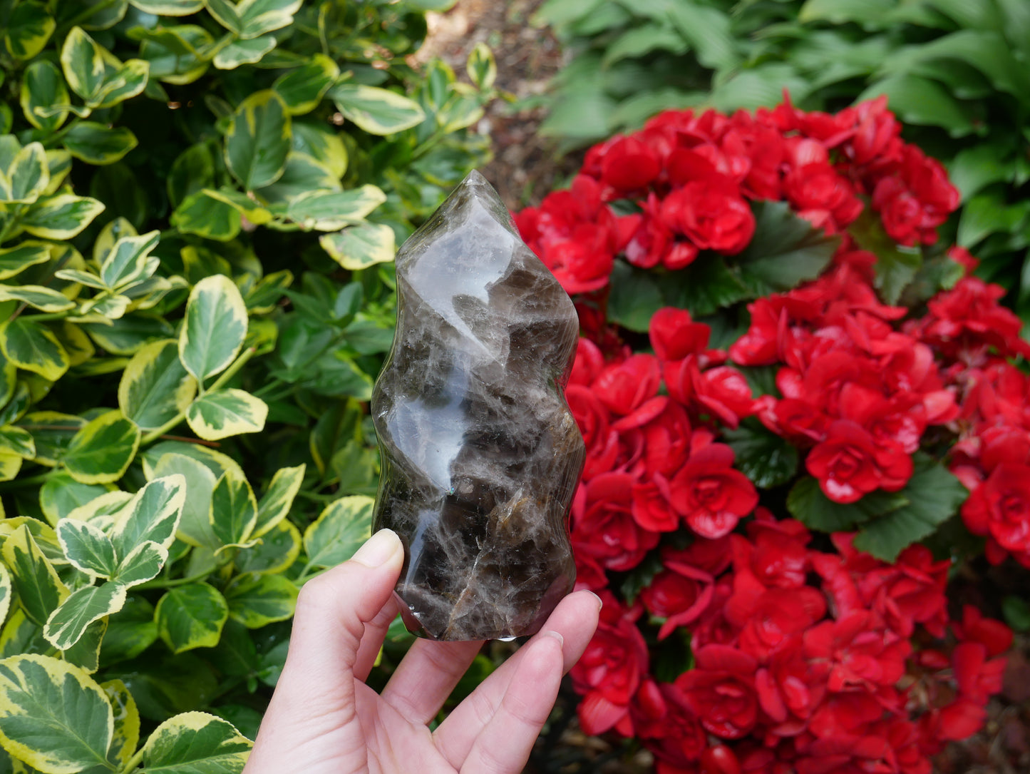 Smokey Quartz SMALL Flame