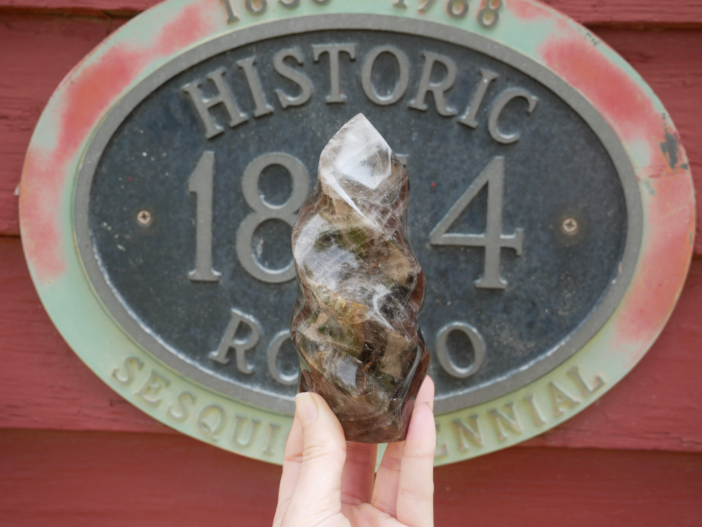 Smokey Quartz SMALL Flame