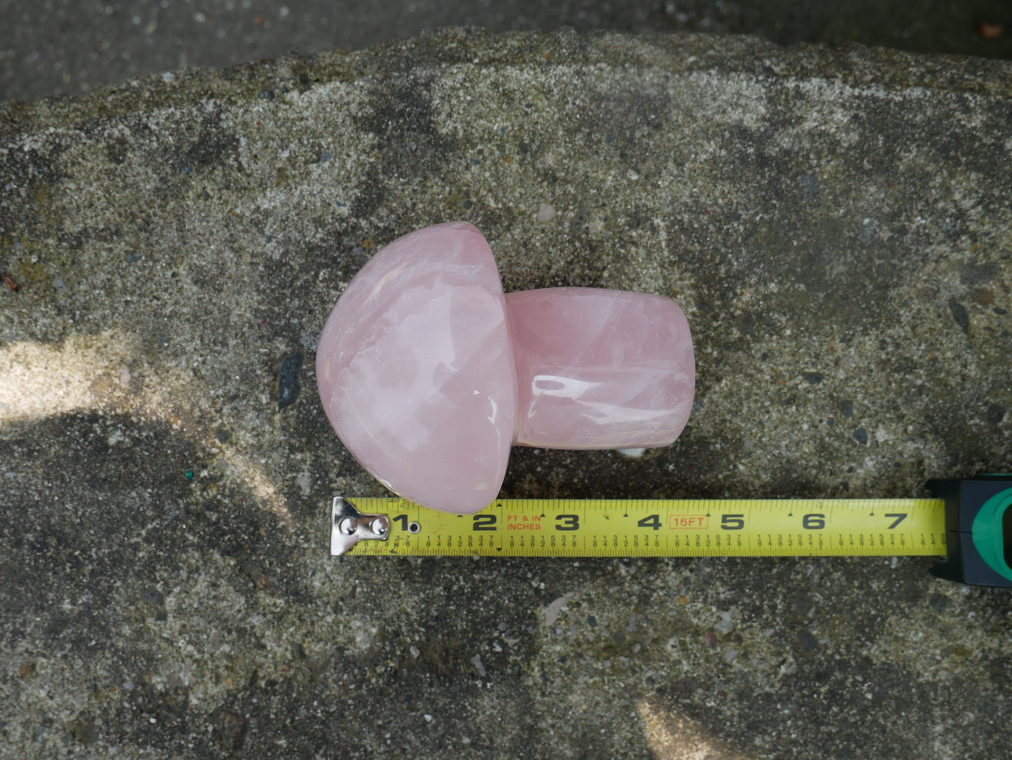 Rose Quartz Mushroom Large