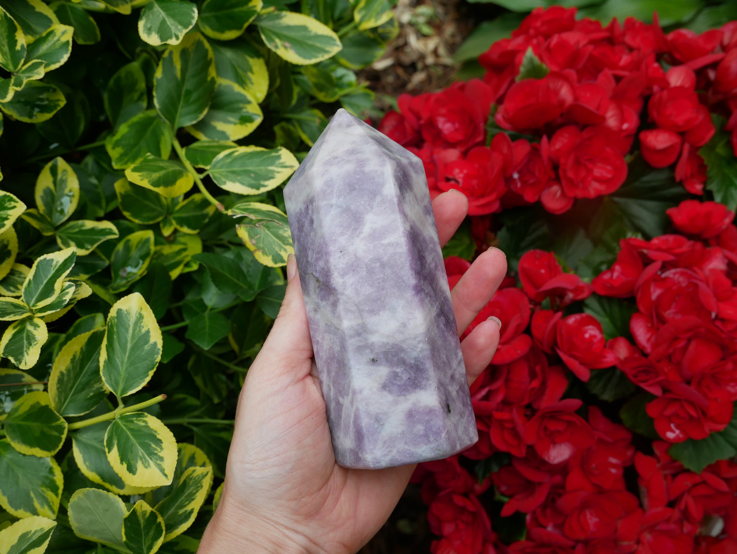 Lepidolite Point