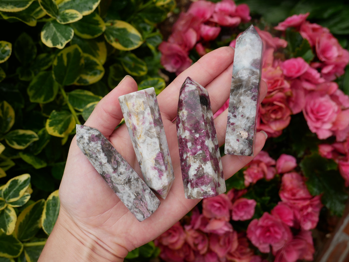 Pink Tourmaline Rubellite Towers