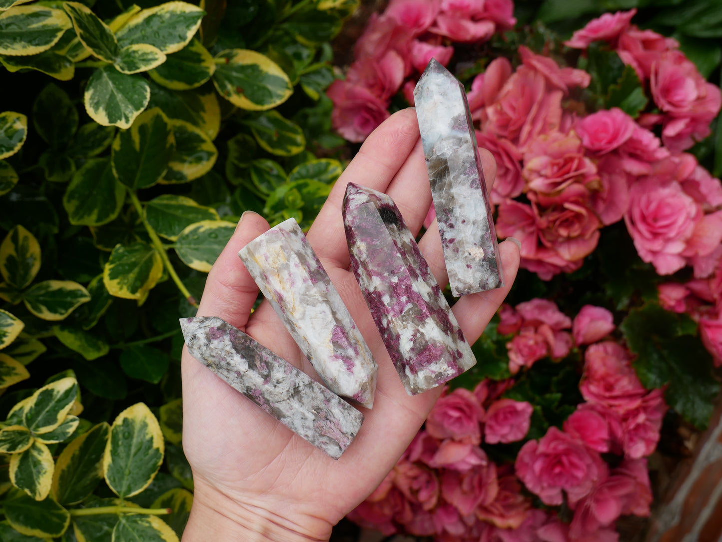 Pink Tourmaline Rubellite Towers