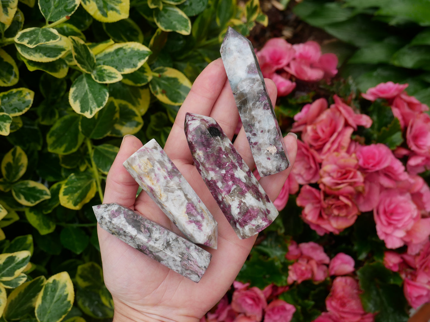 Pink Tourmaline Rubellite Towers