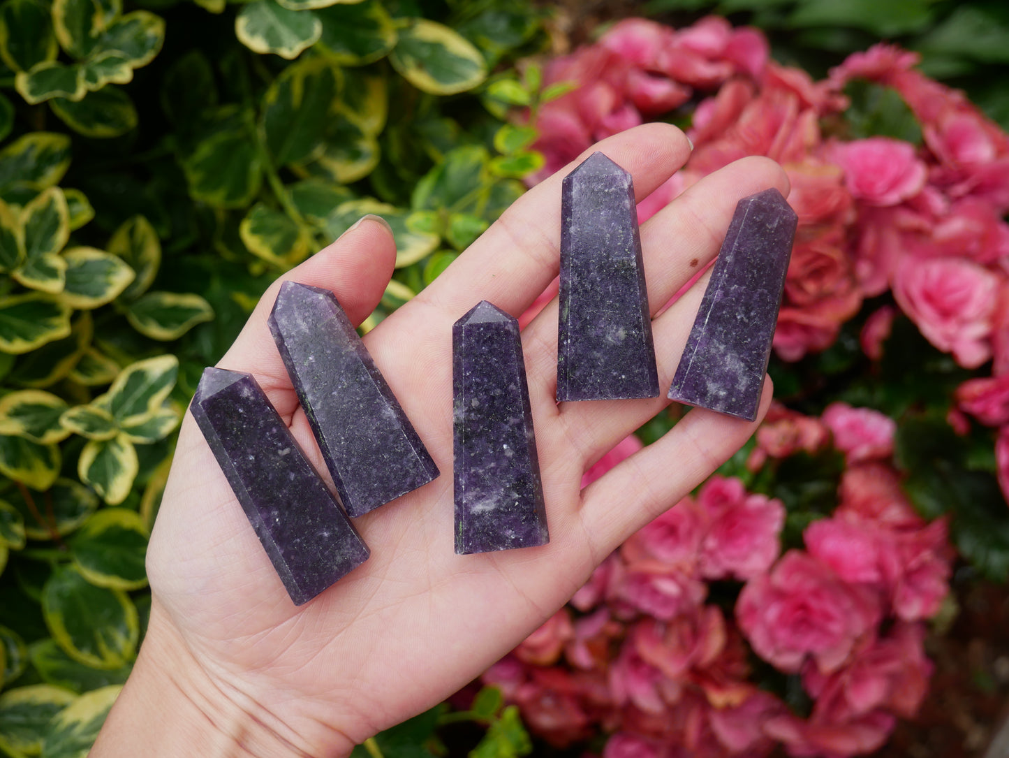 Lepidolite FLAT Points