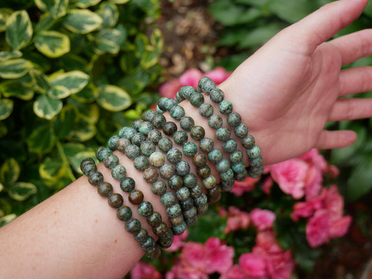 african turquoise beaded bracelets