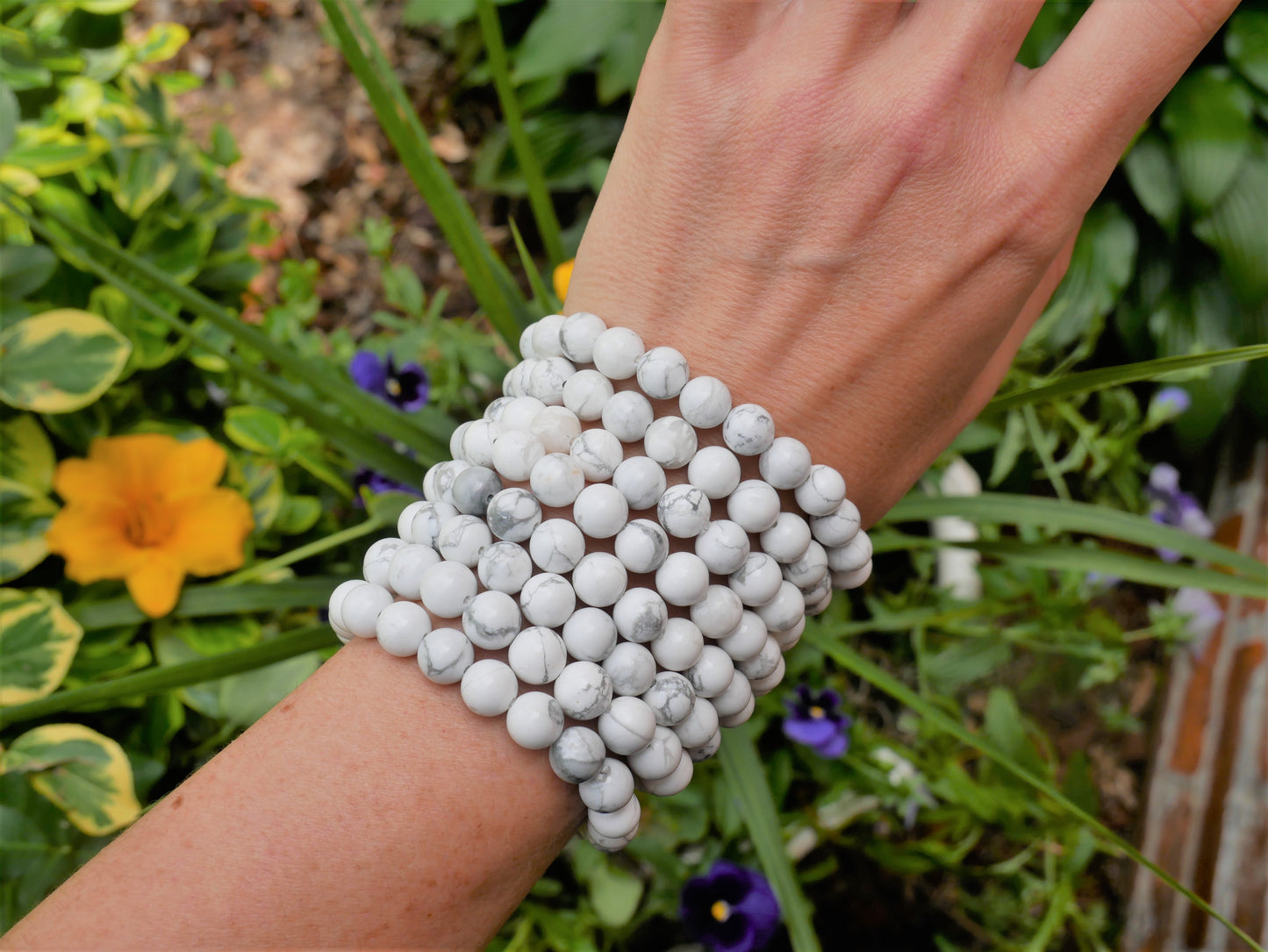 Howlite Beaded Bracelets 8mm