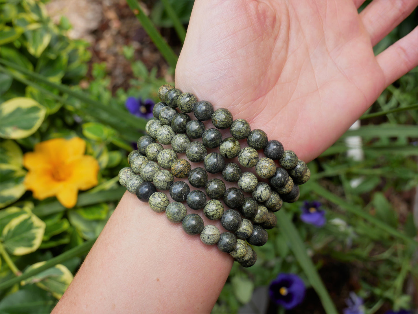 Serpentine Beaded Bracelets 8mm