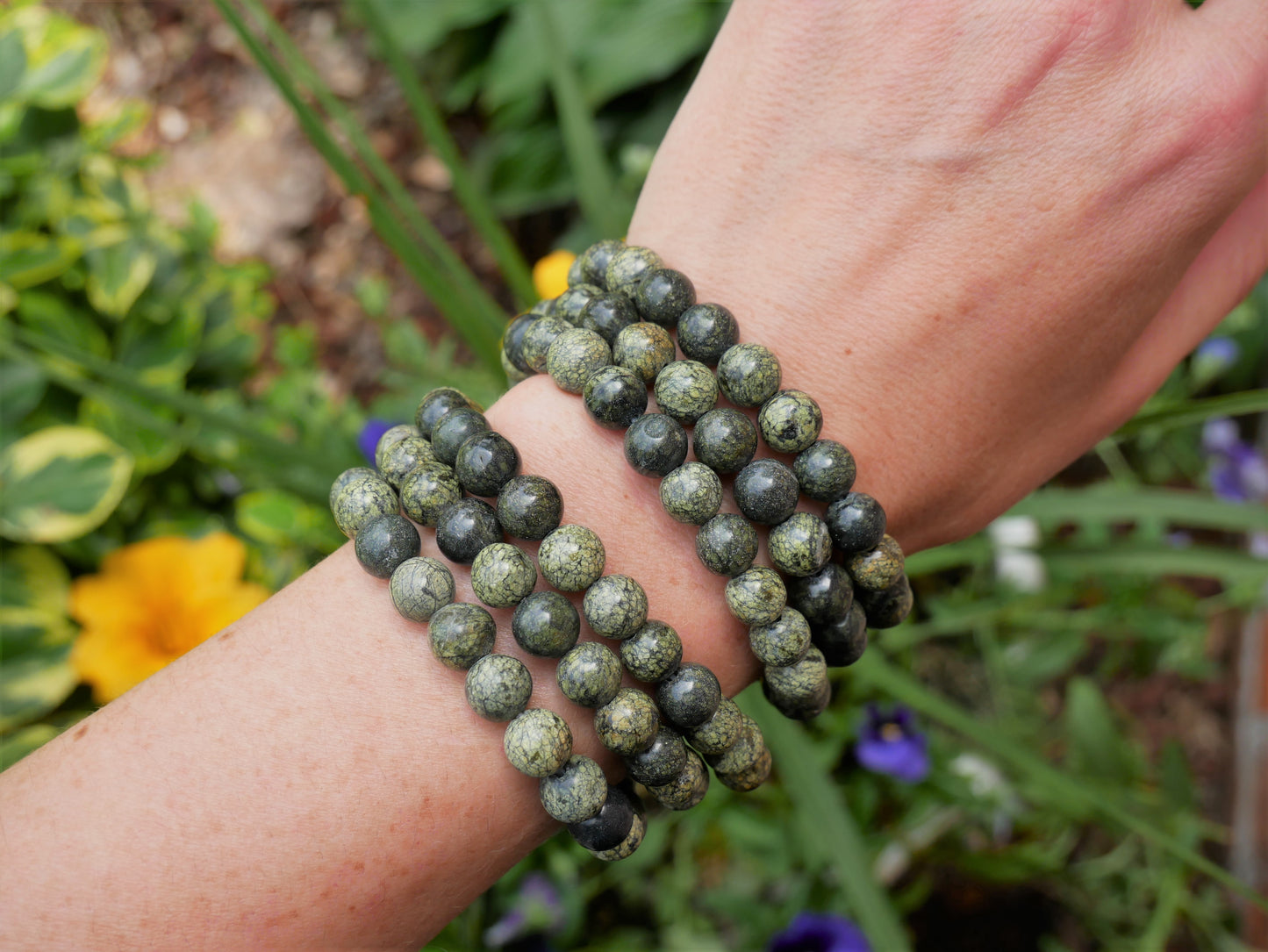 Serpentine Beaded Bracelets 8mm