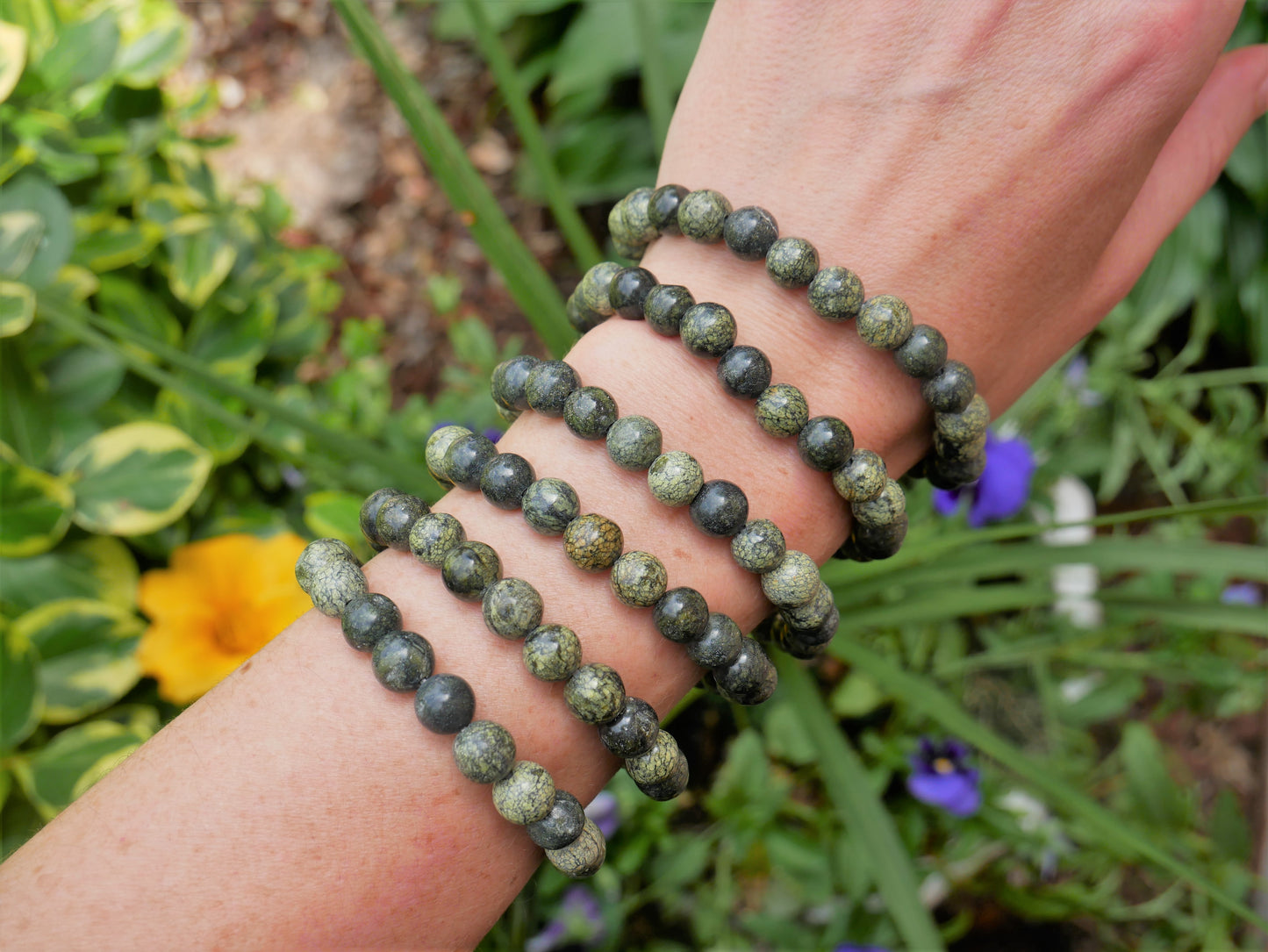 Serpentine Beaded Bracelets 8mm