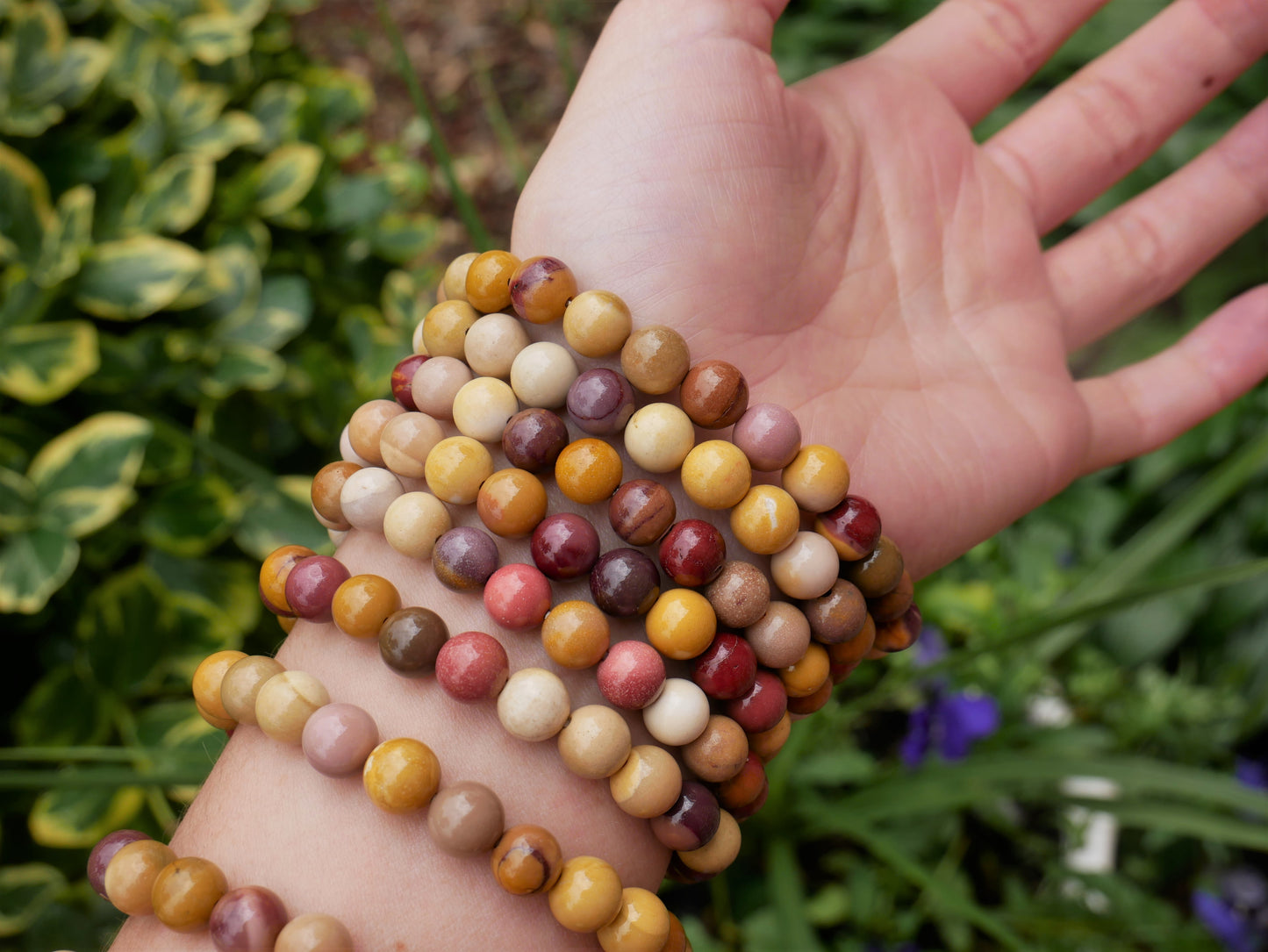 Mookaite Beaded Bracelets 8mm
