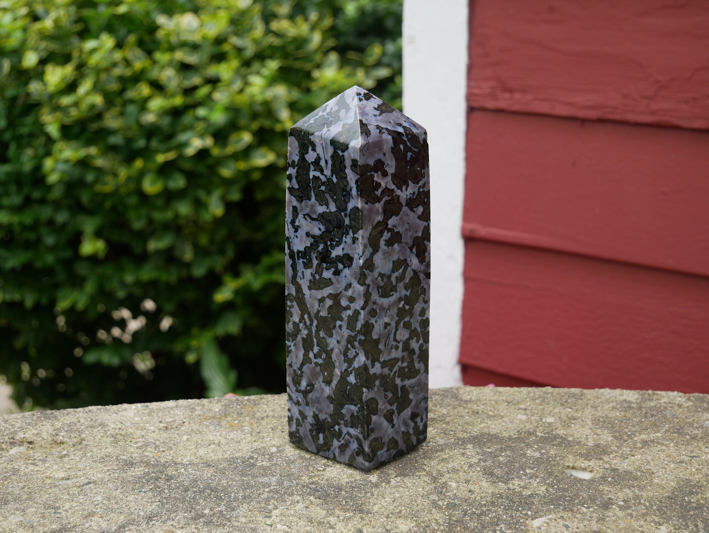 Indigo Gabbro Crystal Tower
