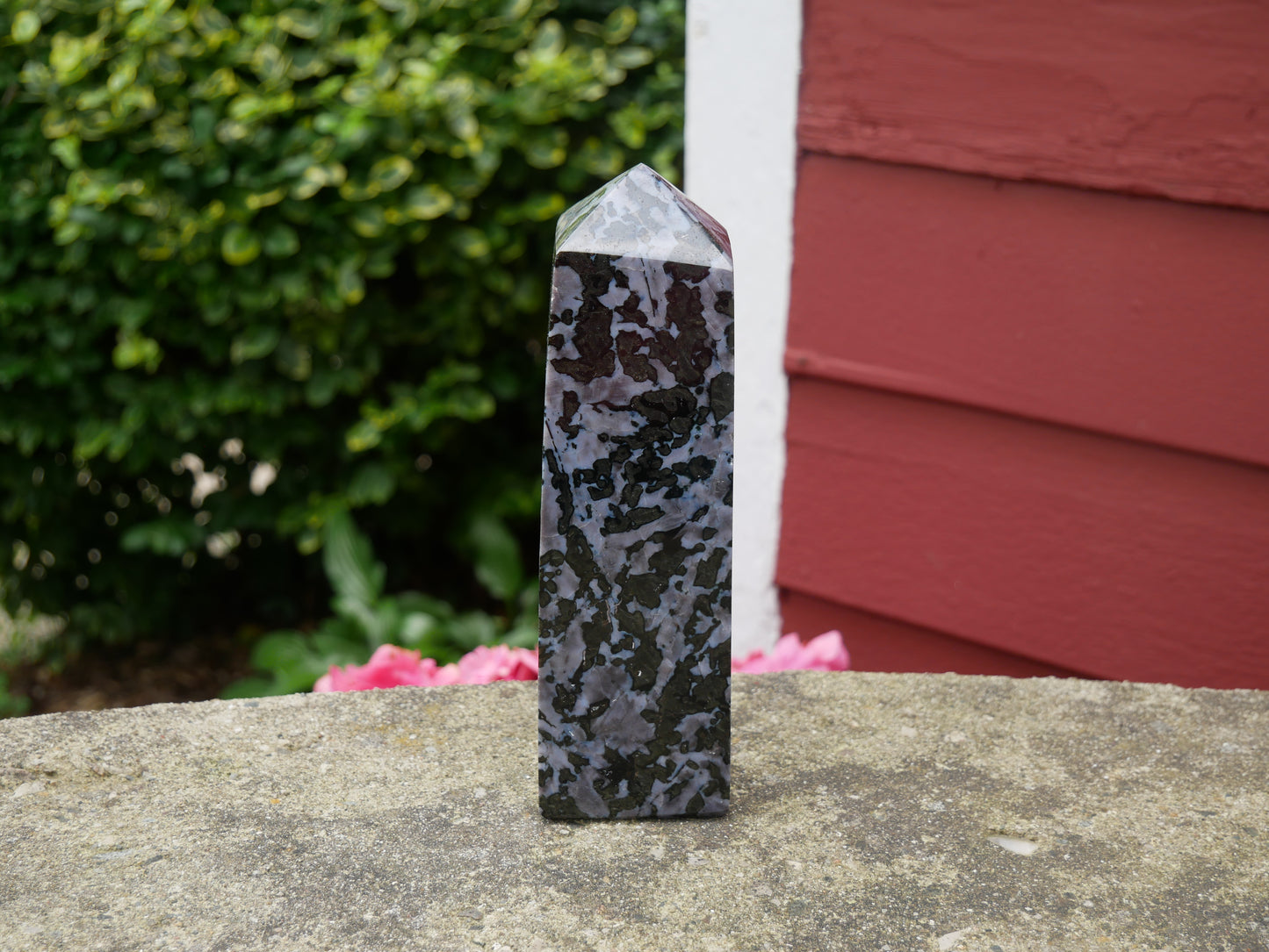 Indigo Gabbro Crystal Tower