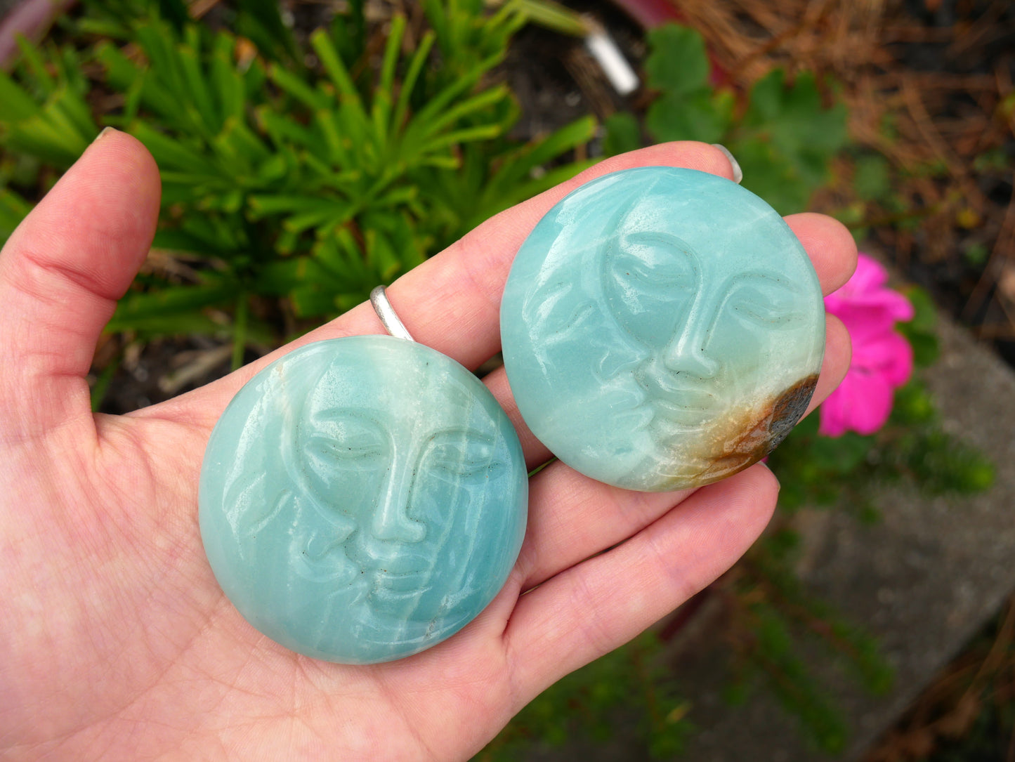 Caribbean Calcite Moon Sun