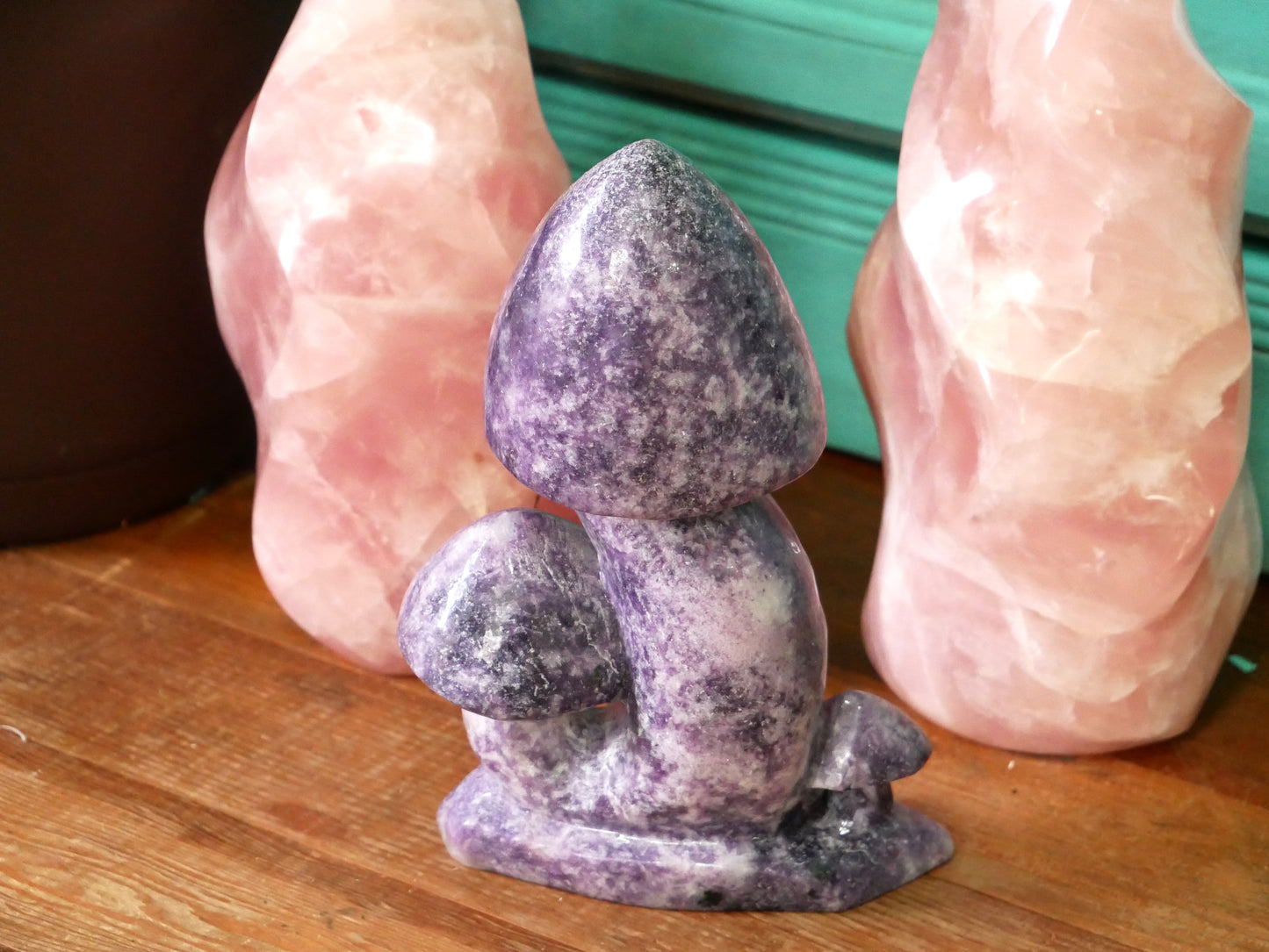 Lepidolite Mushroom Large