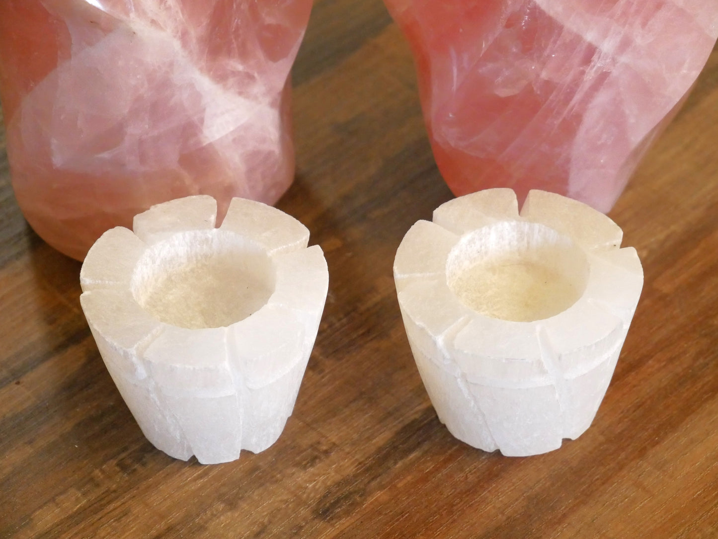 Selenite Candleholder