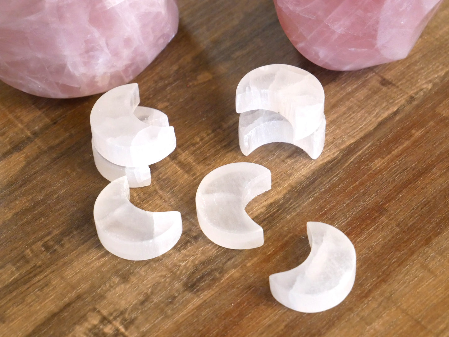 Selenite Small Moon