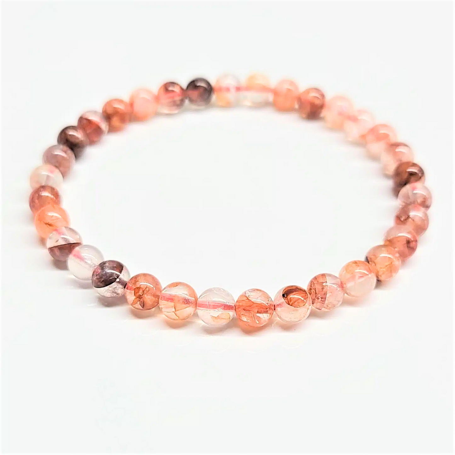 Fire Quartz Beaded Bracelets 6mm